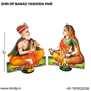 Sacred Nand Yashoda / Devki Vasudev for Laddu Gopal/ Shri nath ji Mandir (5 inch MDF Cut out)