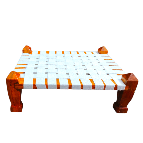 Adorable Sagwan Wood Charpai / Khaat for Kanha Ji / Laddu Gopal Ji and Other Deities (Available in 2 Size) - Image 2