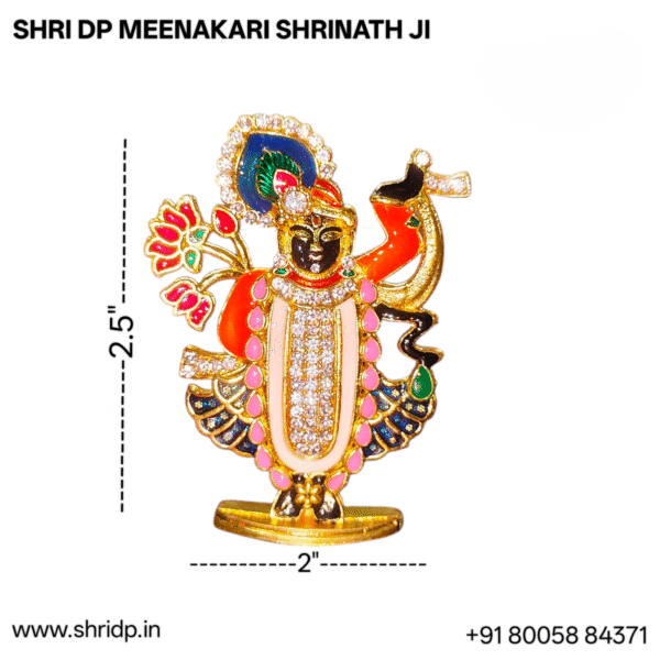 Shrinath ji meenakari idol