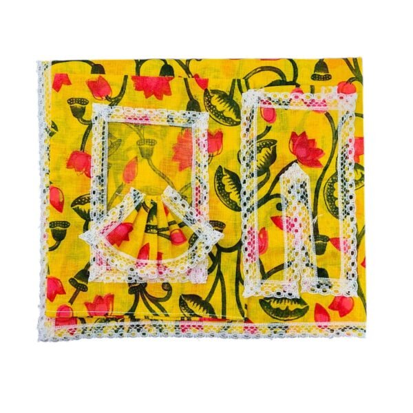 Exclusive Shrinath ji / Laddu Gopal ji Saaj (Pichwai & Vastra Set) - 5 Pattern - Image 3