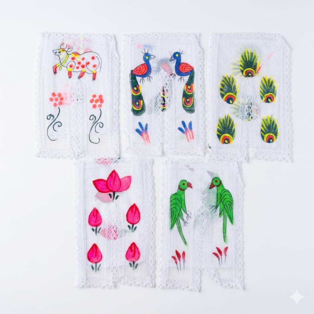 Hand painted chira odhani
